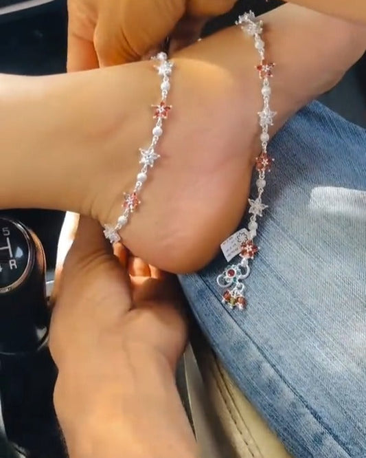 New Arrived Multi-color Anklet/pazaib Pair