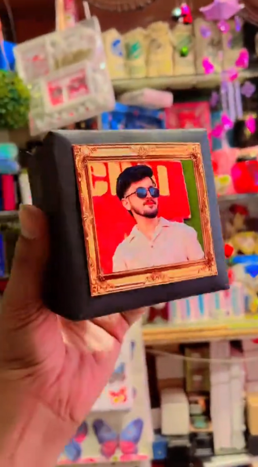 Customized Metal Watch with photo on box