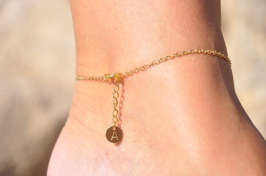 Double Heart Anklet