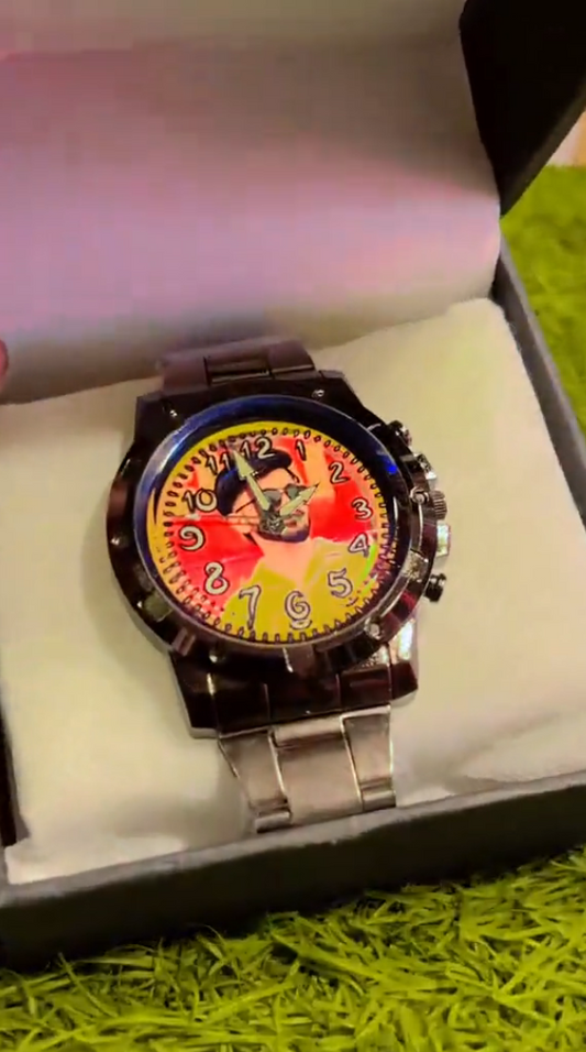 Customized Metal Watch with photo on box